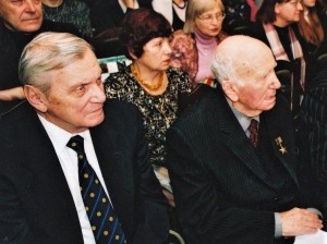 Роланд Франко та Петро Тронько в Музеї видатних діячів української культури (2010 р.)